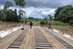Franchissement du fleuve Sanaga dans la Haute-Sanaga, trois bacs réhabilités et mis en service